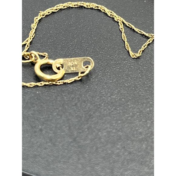 Alwand Vahan 10k Gold Star Emerald Heart Center Stone Diamonds Pendant Necklace - Picture 6 of 8